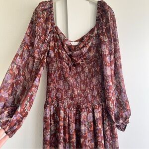 ASTR The Label Floral Long Sleeve Dress